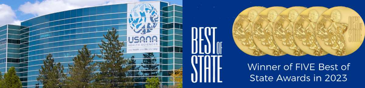 USANA has been awarded five top honors in Utah Best of State